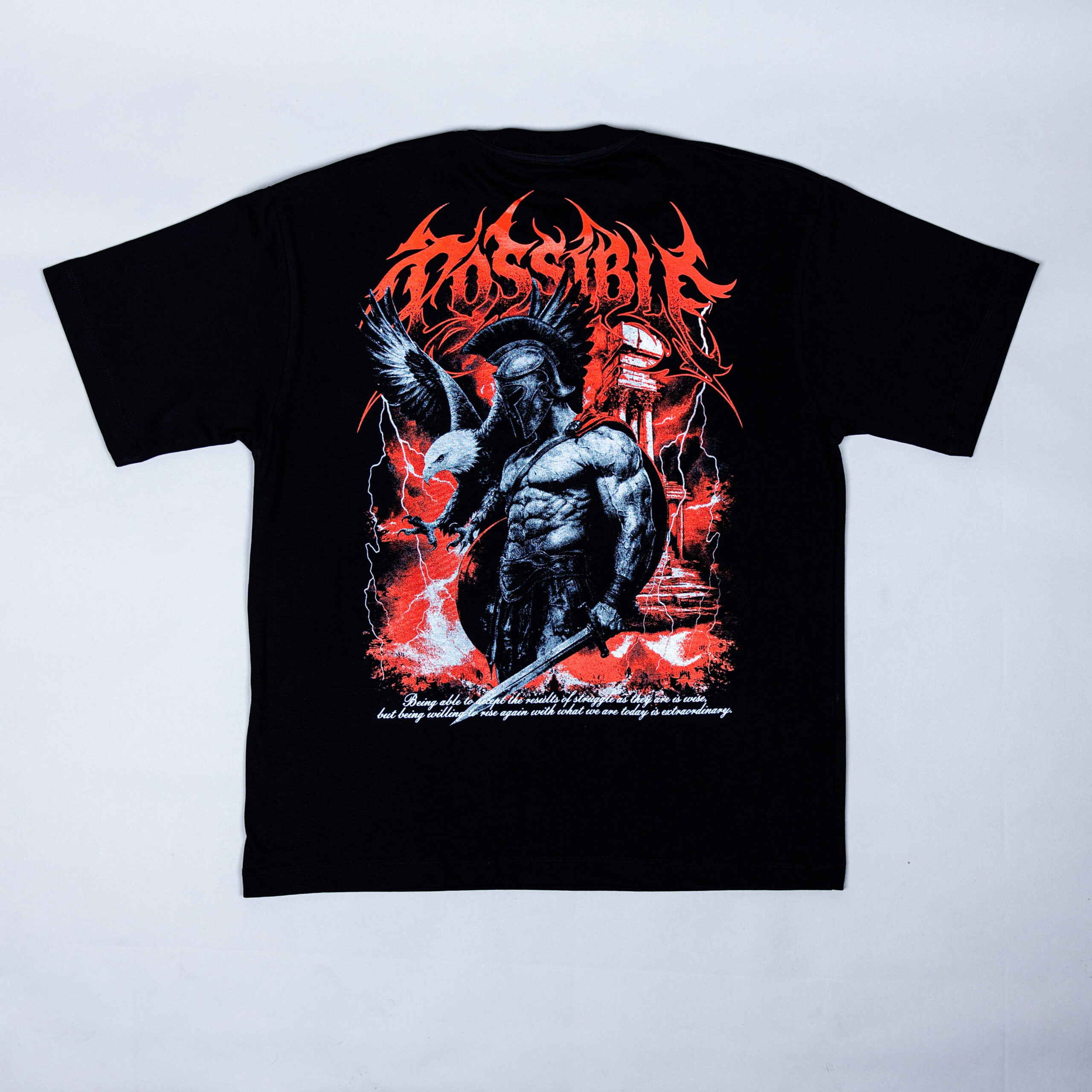 WARRIORS #1 SUPIMA OVERSIZE TEE / 270 GSM - Imagen 3