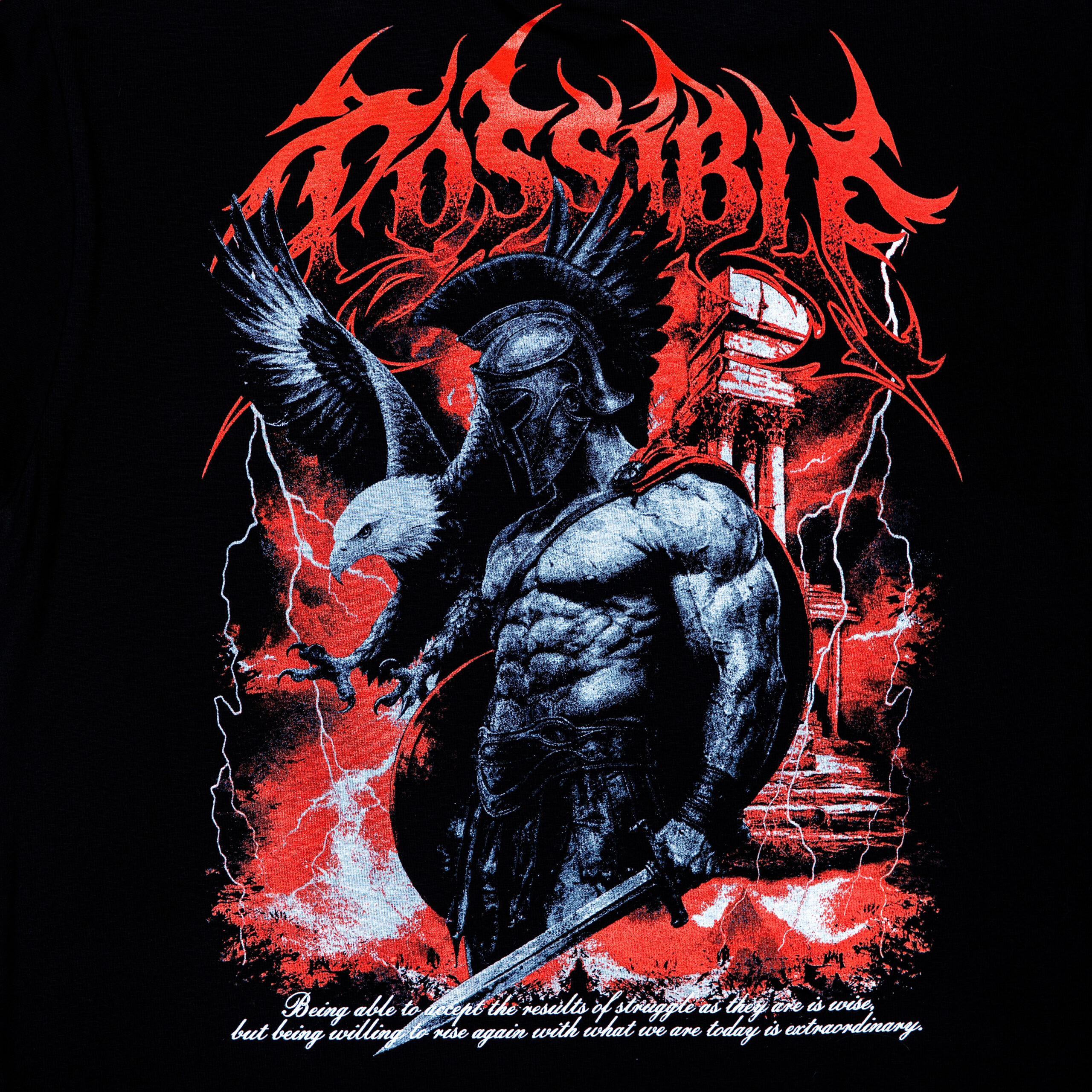 WARRIORS #1 SUPIMA OVERSIZE TEE / 270 GSM - Imagen 4