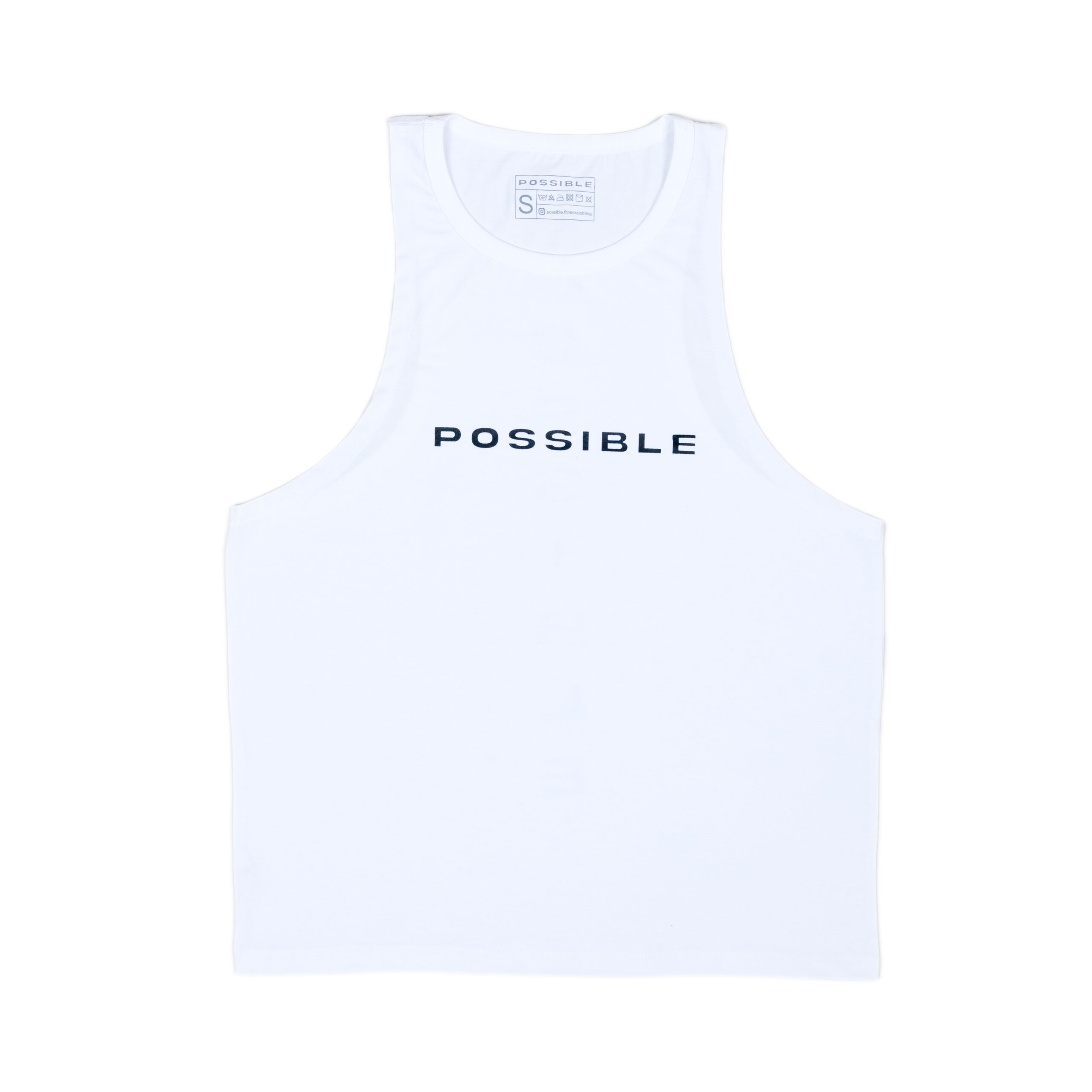 WHITE OLYMPIC TANK / 190 GSM - Imagen 2