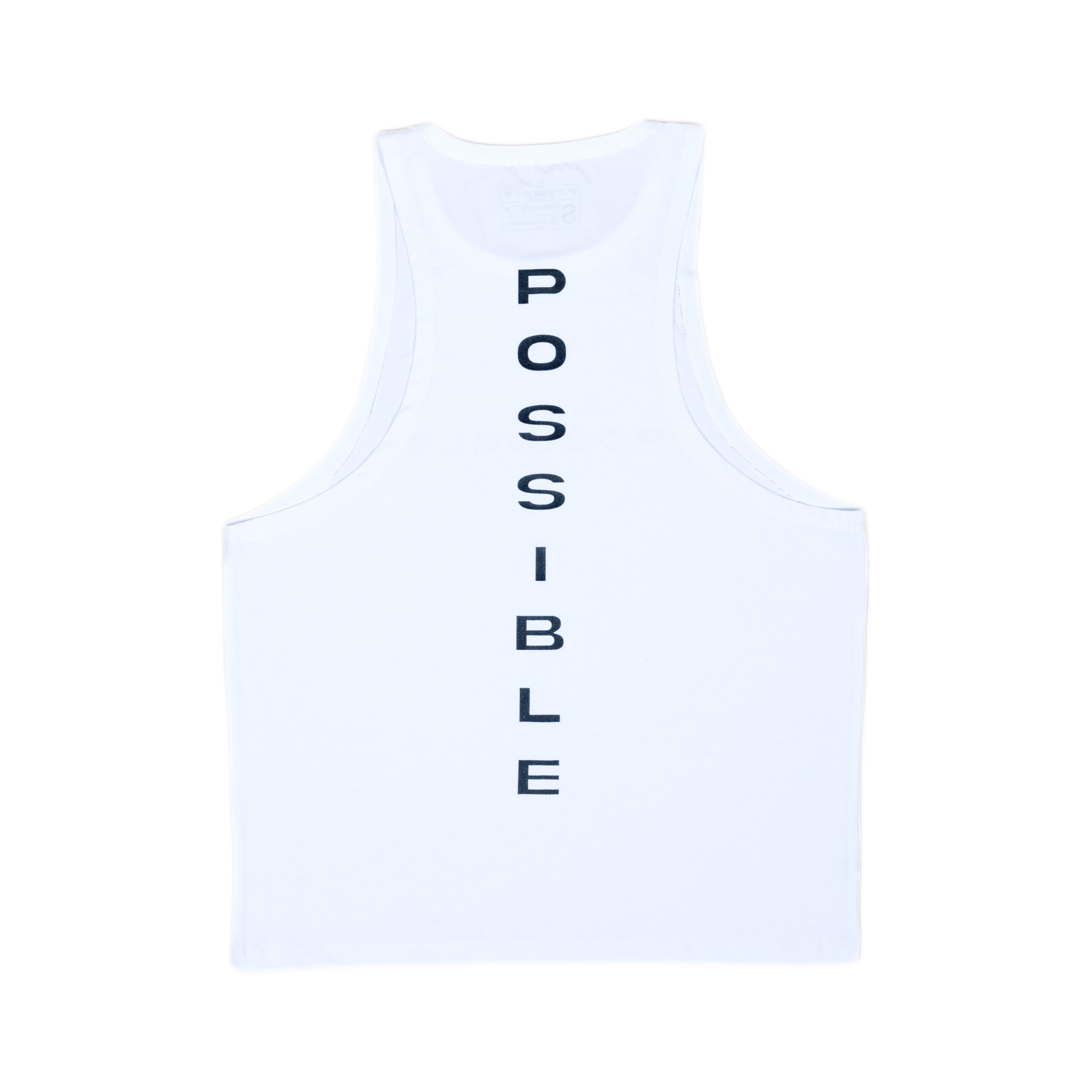 WHITE OLYMPIC TANK / 190 GSM - Imagen 3