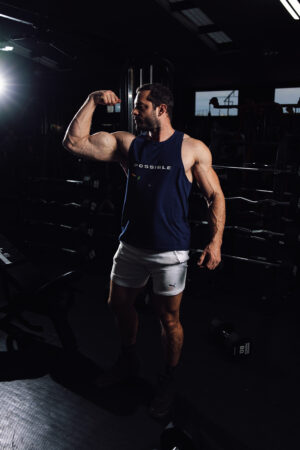 BLUE OLYMPIC TANK / 190 GSM