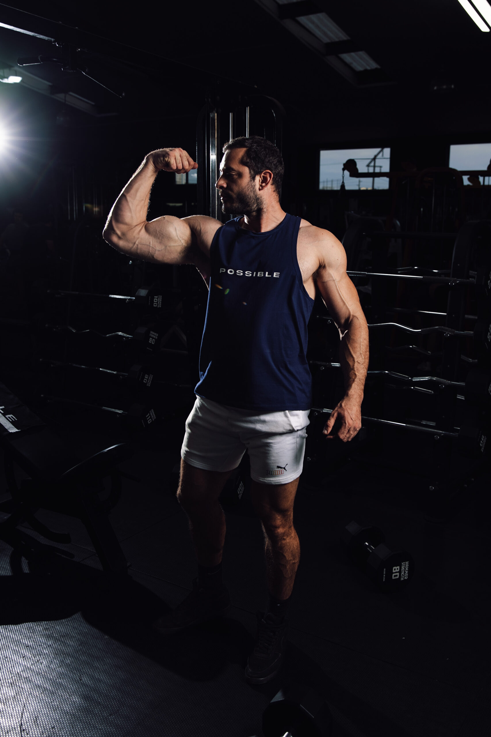 BLUE OLYMPIC TANK / 190 GSM